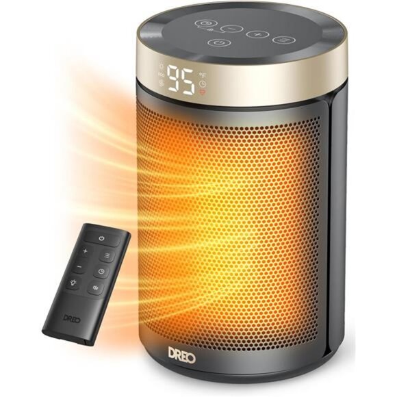 Space Heater, Portable Electric Heaters Indoor with Thermostat, Digital Display - Picture 1 of 6